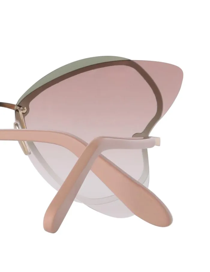 Women Sunglasses Zimmermann Zimmermann Gleam Butterfly Rose