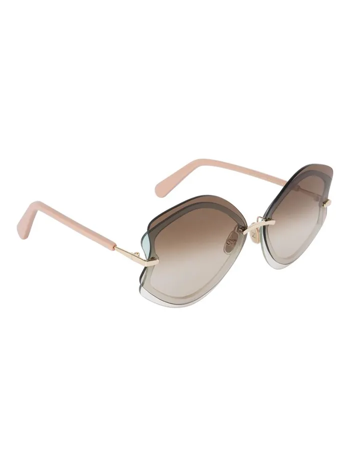 Women Sunglasses Zimmermann Zimmermann Gleam Oversize Caramel