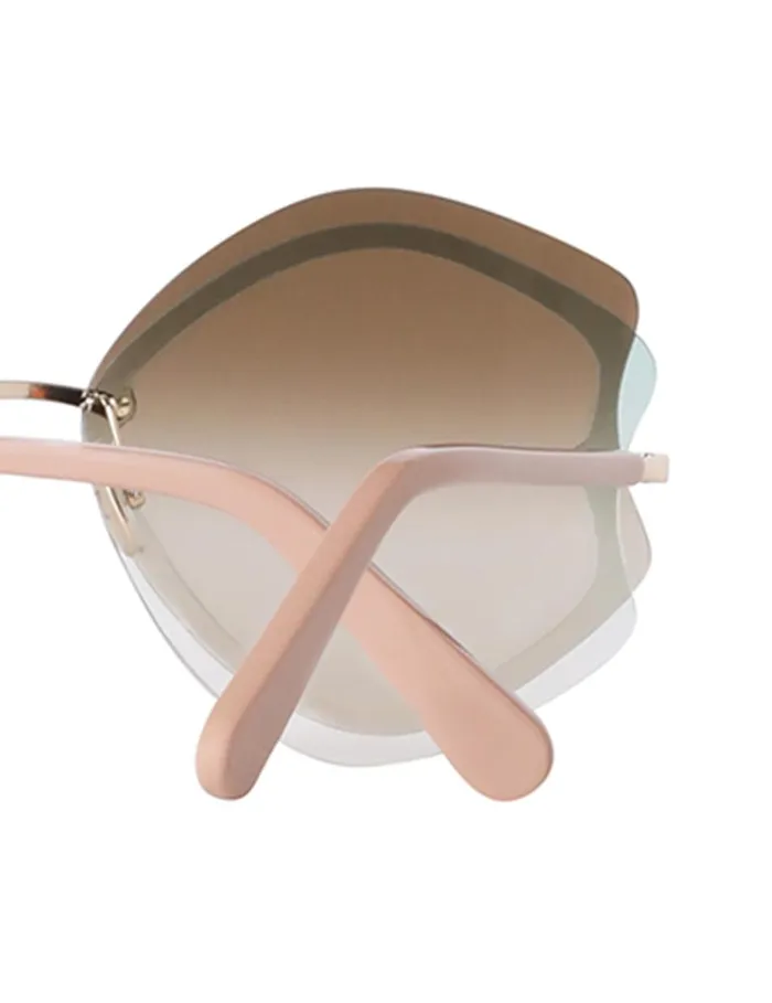 Women Sunglasses Zimmermann Zimmermann Gleam Oversize Caramel
