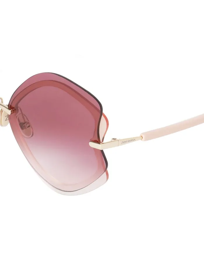 Women Sunglasses Zimmermann Zimmermann Gleam Oversize Rose