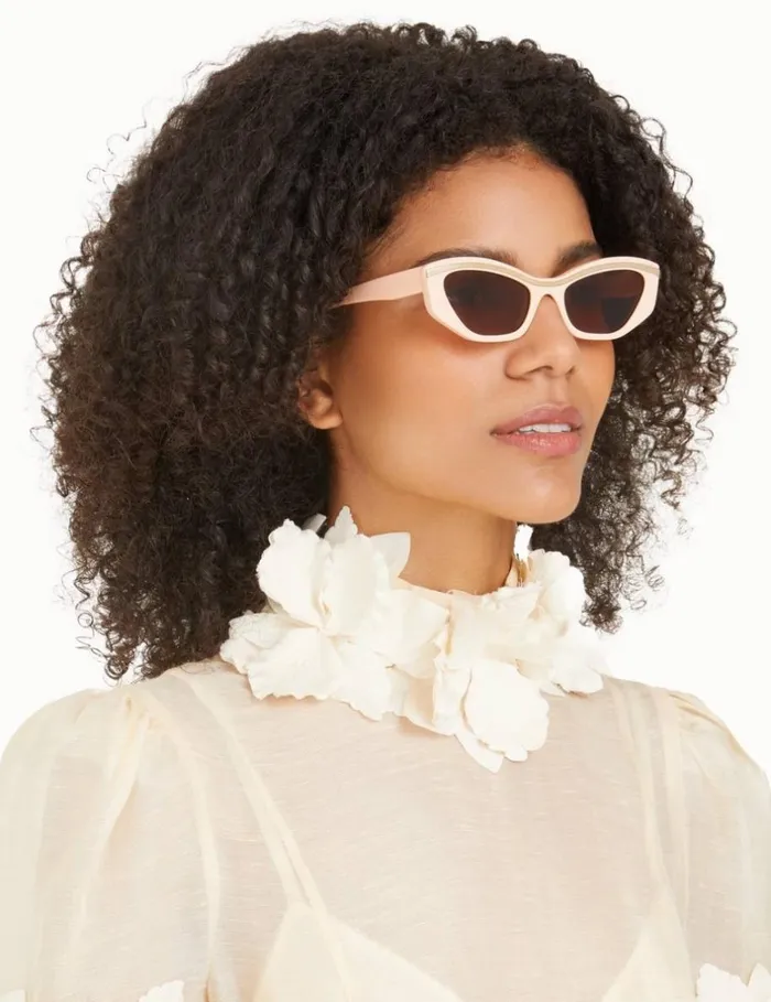 Women Sunglasses Zimmermann Zimmermann Lyrical Cat Eye Shell