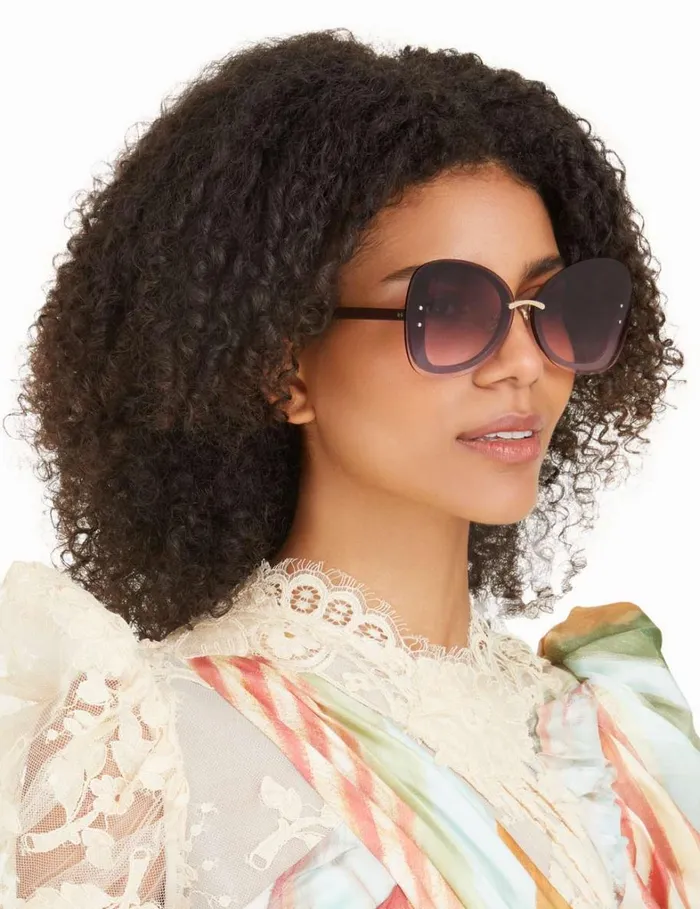 Women Sunglasses Zimmermann Zimmermann Sensory Butterfly Aubergine