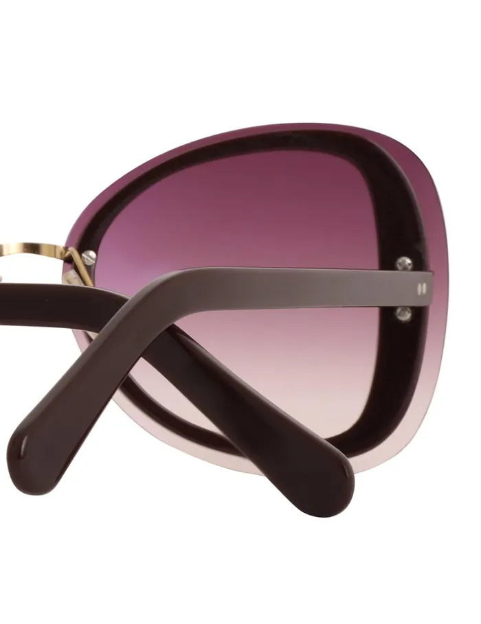 Women Sunglasses Zimmermann Zimmermann Sensory Butterfly Aubergine