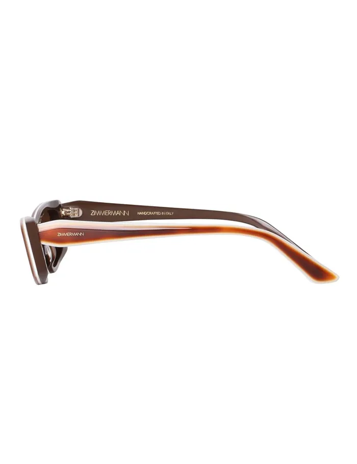 Women Sunglasses Zimmermann Zimmermann Uptempo Cat Eye Havana