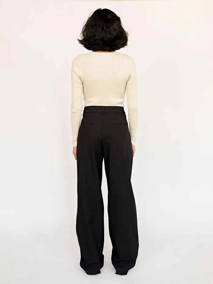 Women Tailored Trouser Black The UNDONE Pants