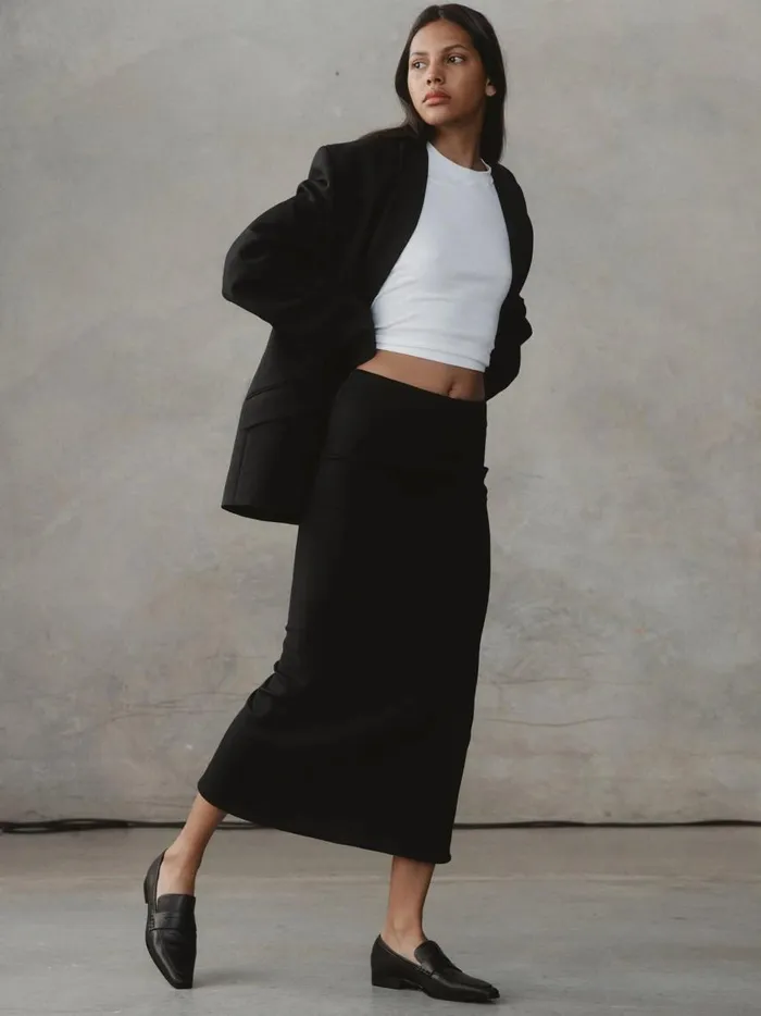 Women The Jane Loafer Black The UNDONE Flats Women The Jane Loafer Black The UNDONE Flats