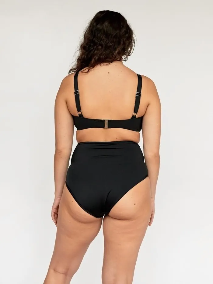 Women The Line Top Black The UNDONE Swimwear