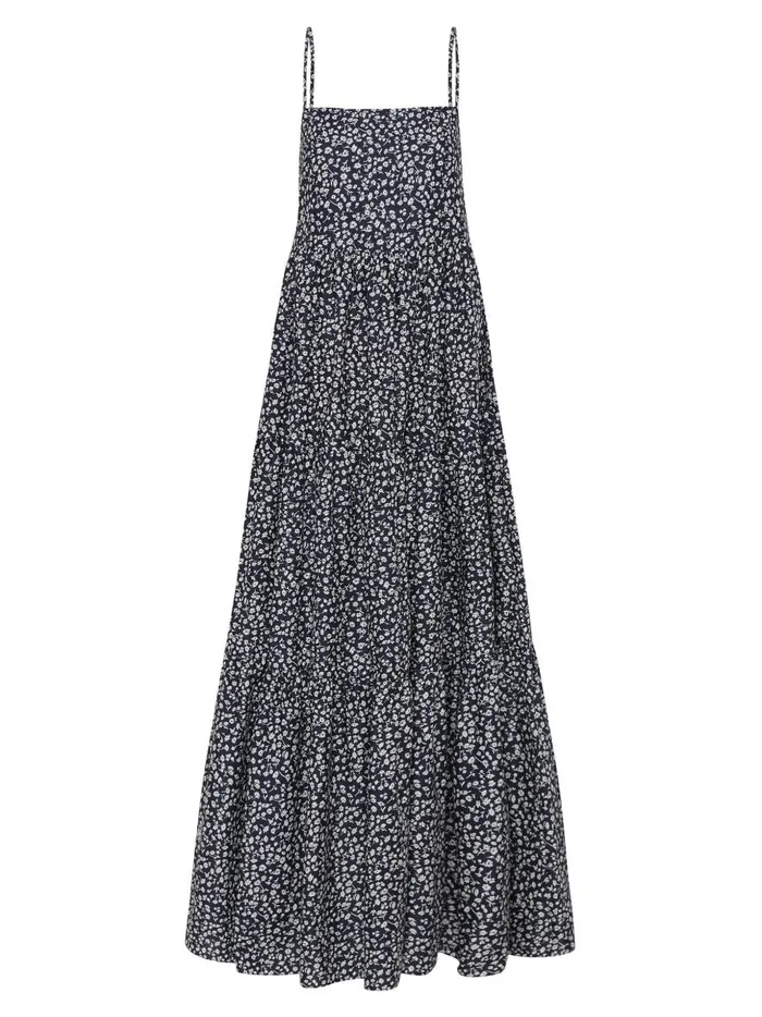 Women Tiered Low Back Sundress Dandelion The UNDONE Dresses