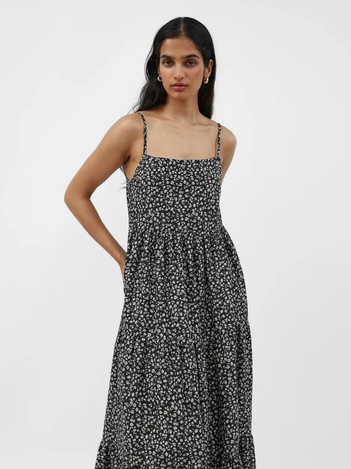 Women Tiered Low Back Sundress Dandelion The UNDONE Dresses