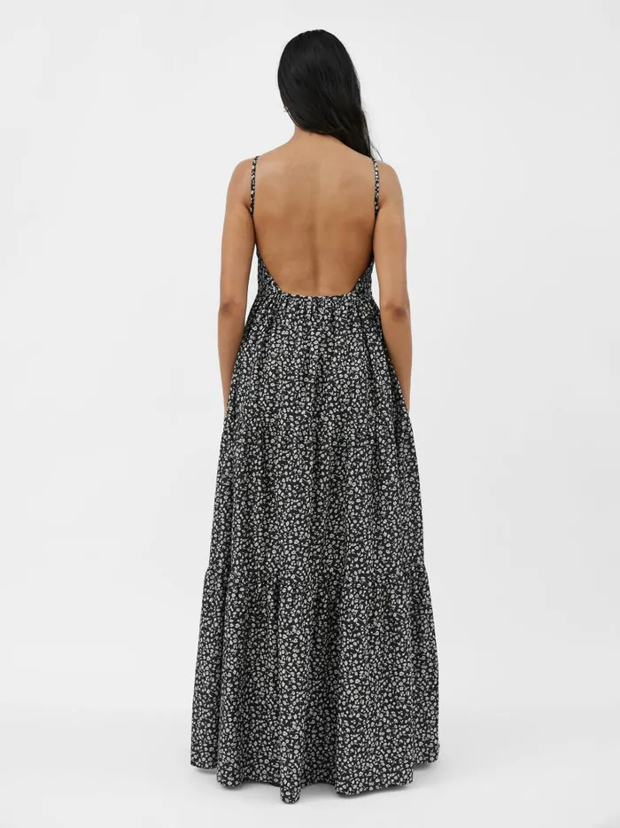 Women Tiered Low Back Sundress Dandelion The UNDONE Dresses