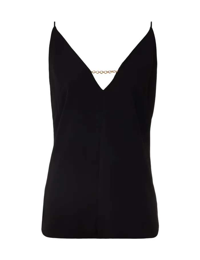 Women Tops Zimmermann Chain Tank Black