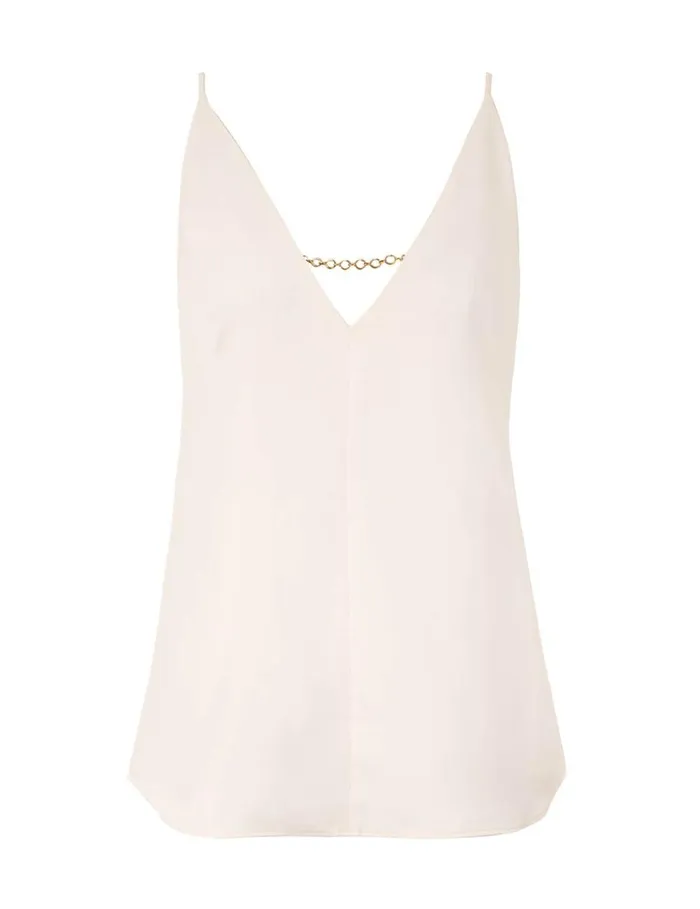 Women Tops Zimmermann Chain Tank Cream