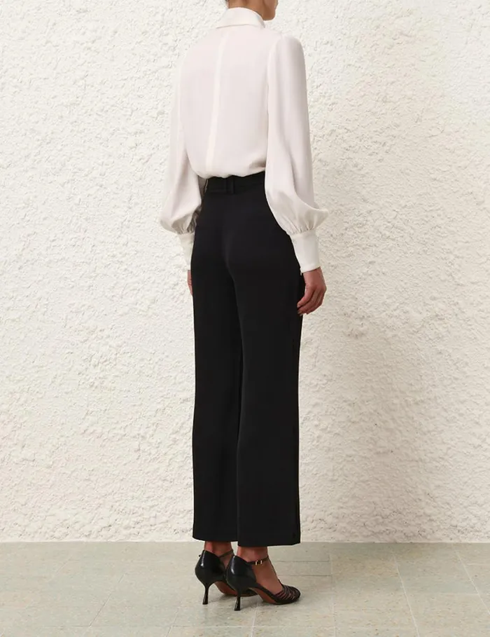 Women Tops Zimmermann Collared Shirt Cream