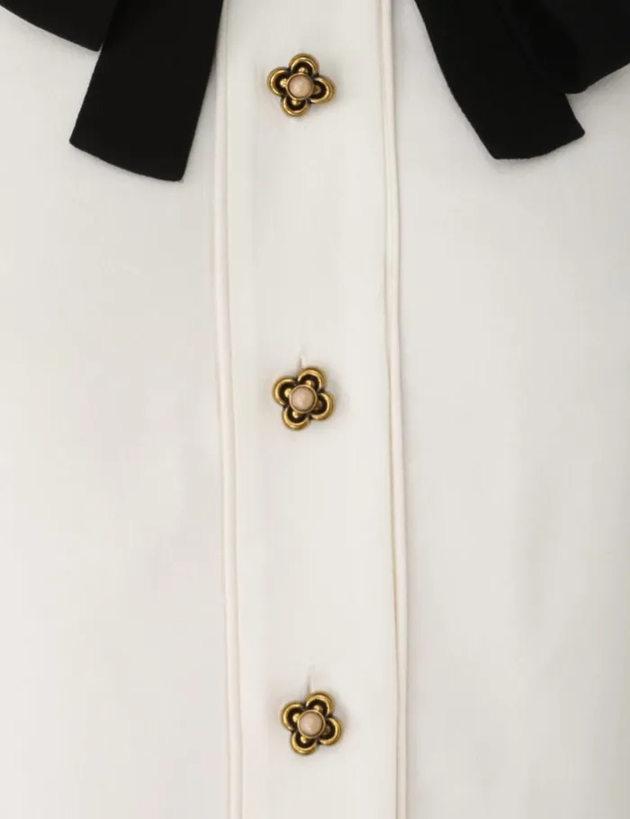 Women Tops Zimmermann Collared Shirt Cream