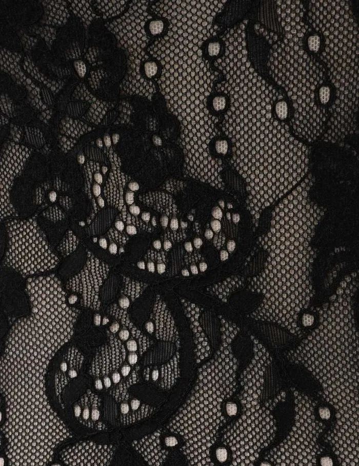 Women Tops Zimmermann Lace Bodysuit Black