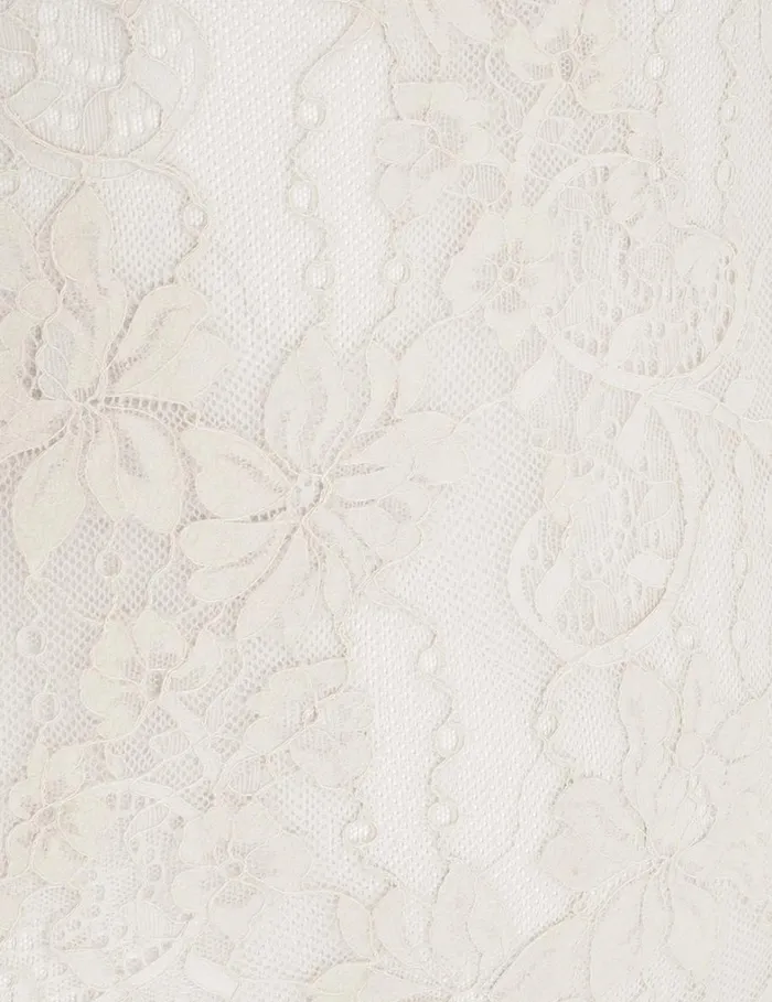 Women Tops Zimmermann Lace Bodysuit Cream