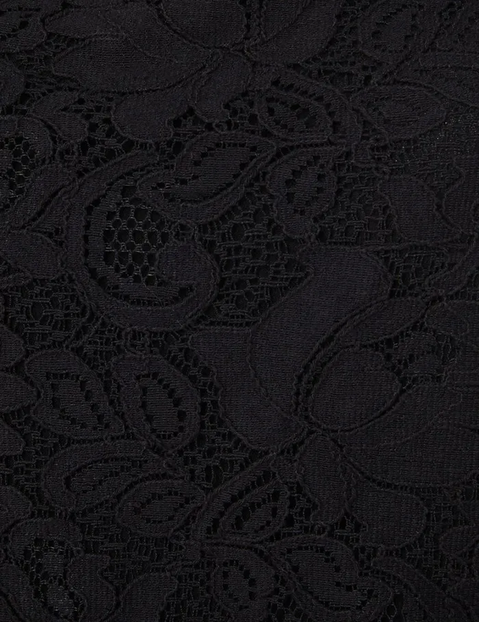 Women Tops Zimmermann Lace Top Black