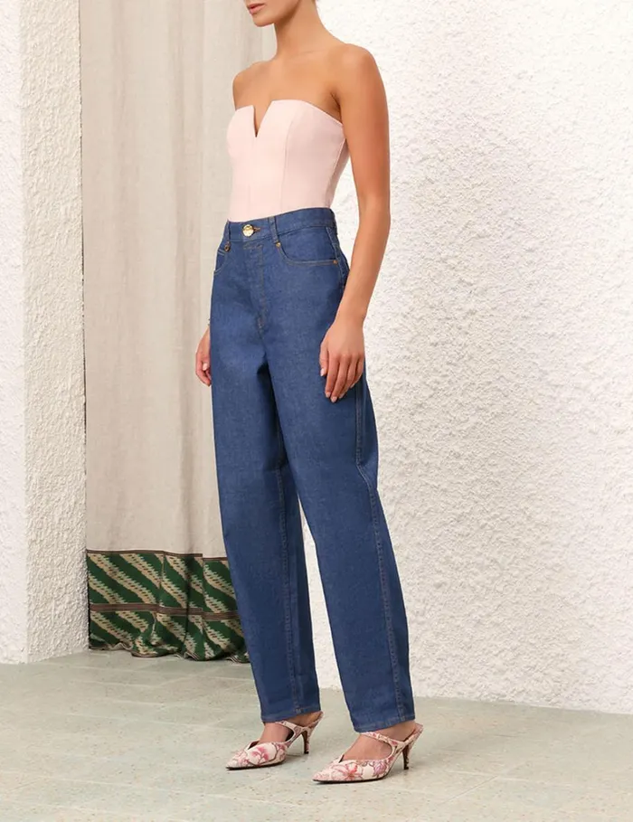Women Tops Zimmermann Matchmaker Bustier Blush