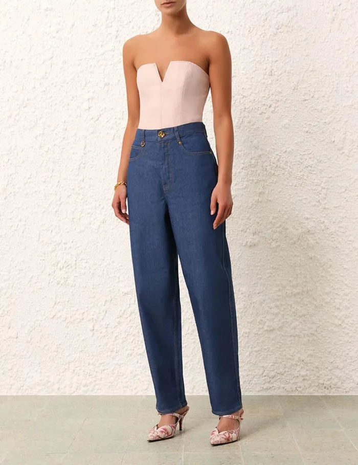 Women Tops Zimmermann Matchmaker Bustier Blush