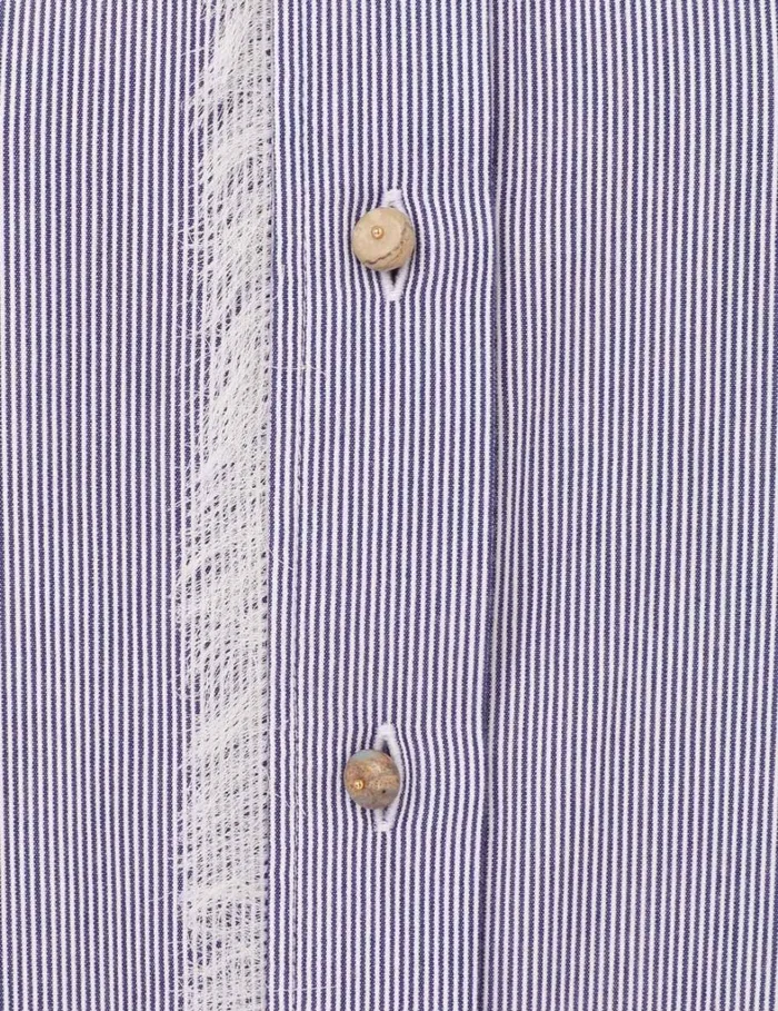 Women Tops Zimmermann Matchmaker Embroidered Shirt Stripe
