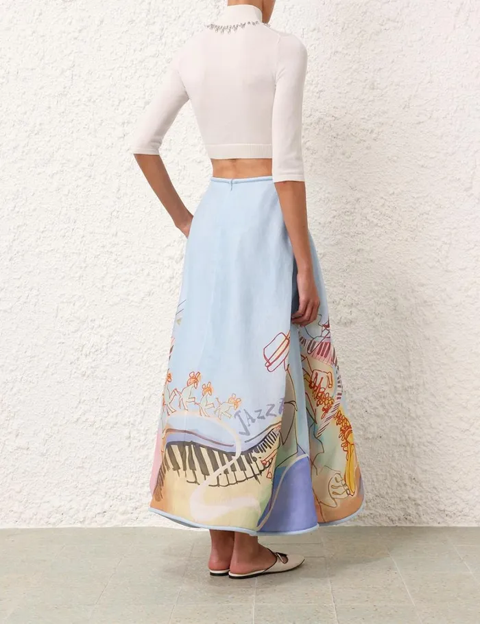 Women Tops Zimmermann Matchmaker High Neck Crop Top Parchment