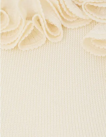 Women Tops Zimmermann Matchmaker Ruffle Neck Top Cream