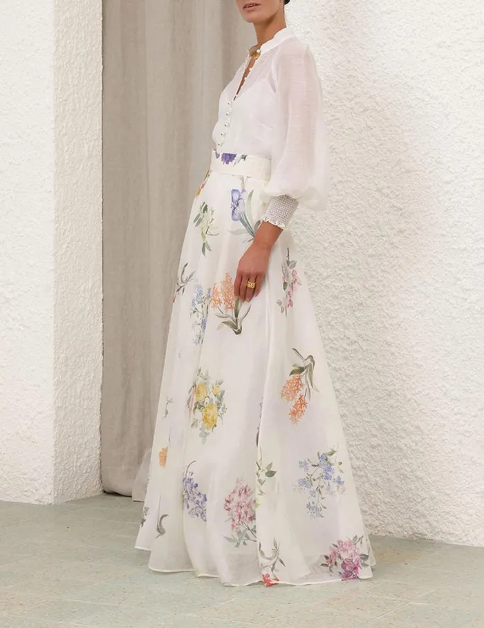 Women Tops Zimmermann Natura Blouse Natural