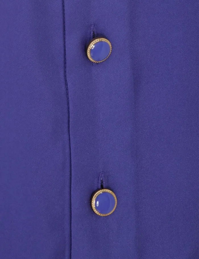 Women Tops Zimmermann Natura Blouson Shirt Lapis
