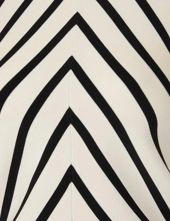 Women Tops Zimmermann Natura Crew Neck Top Chevron