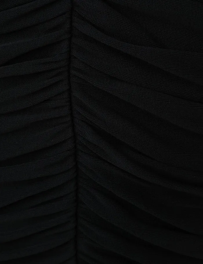 Women Tops Zimmermann Natura Gathered Bodysuit Black