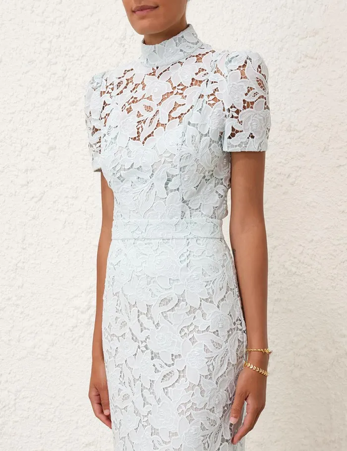 Women Tops Zimmermann Natura Lace Top Mint
