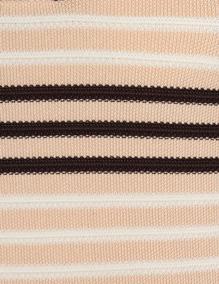 Women Tops Zimmermann Natura Stripe Polo Multi