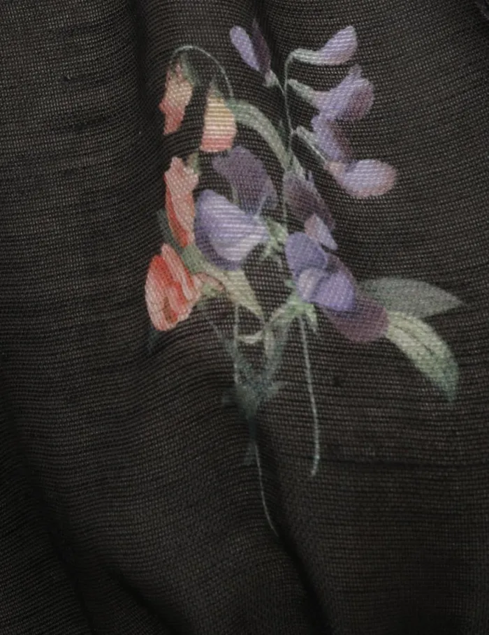 Women Tops Zimmermann Natura V Neck Lace Blouse Multi Botanical Black