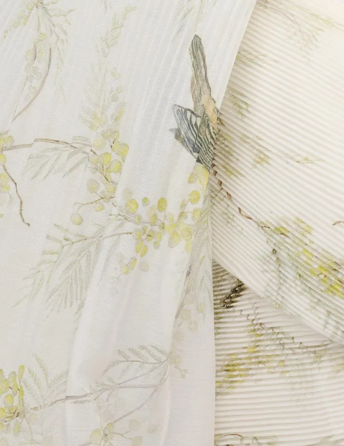 Women Tops Zimmermann Pleated Bodice Acacia Birds