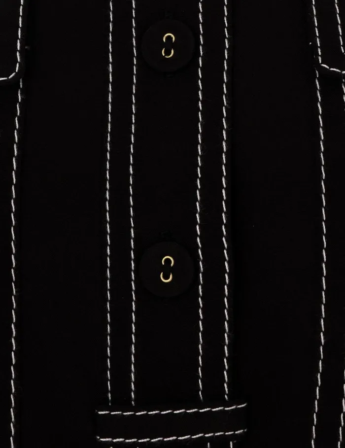 Women Tops Zimmermann Utility Blouse Black