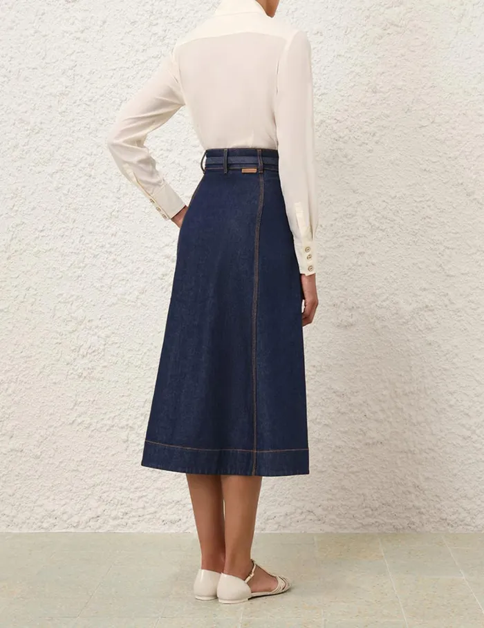Women Tops Zimmermann Utility Body Shirt Cream