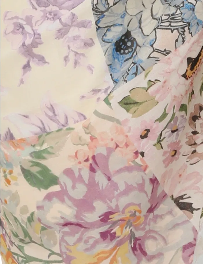 Women Towels and Pareos Zimmermann Printed Cotton Pareo Spliced