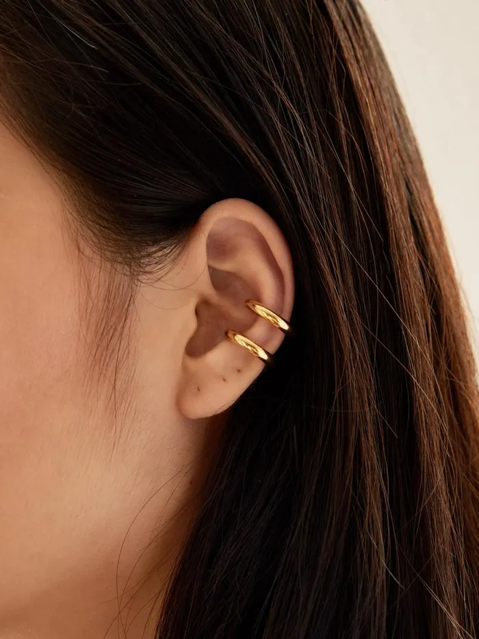 Women Turn Ear Cuff Gold The UNDONE Earrings