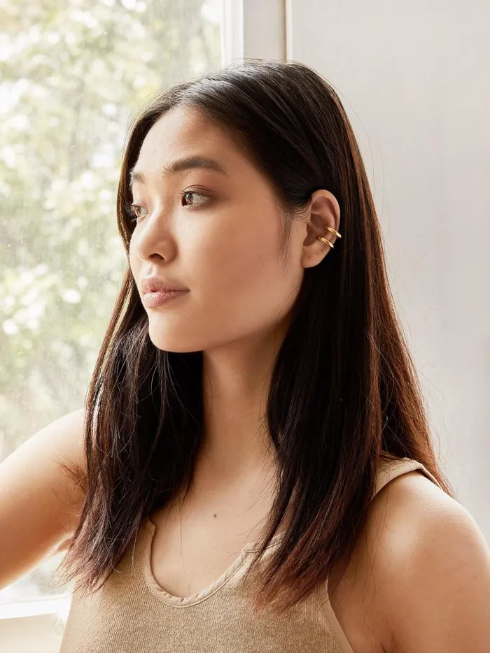 Women Turn Ear Cuff Gold The UNDONE Earrings
