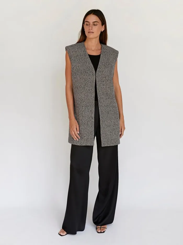 Women Twill Vest Ink Twill The UNDONE Jackets