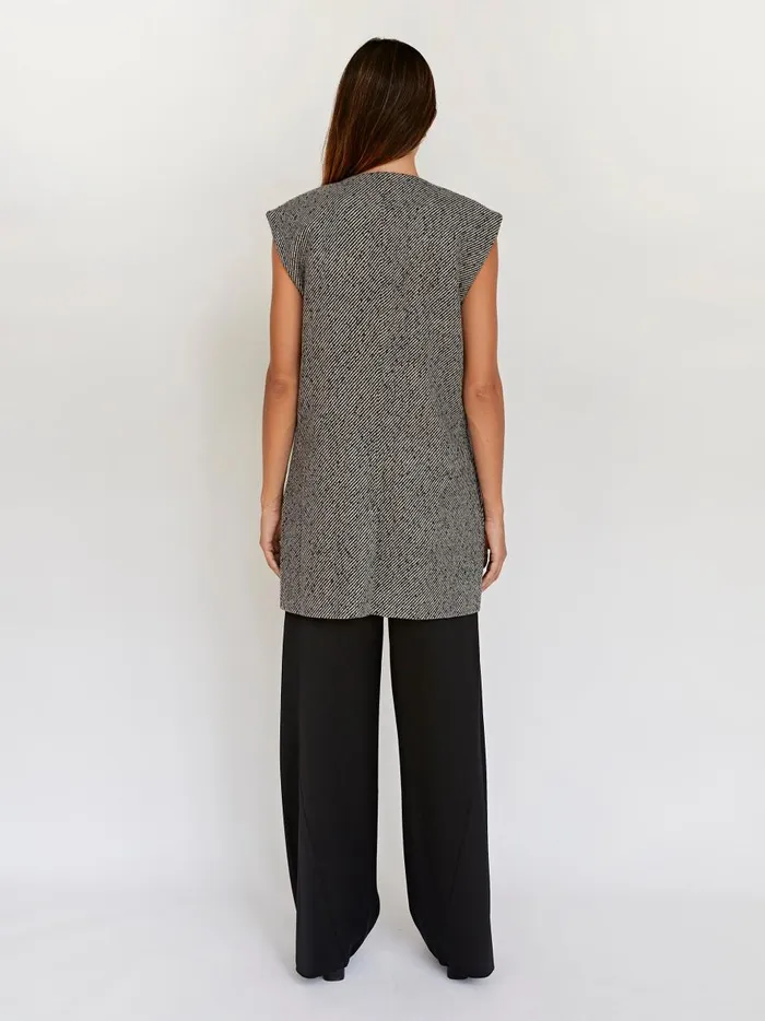Women Twill Vest Ink Twill The UNDONE Jackets