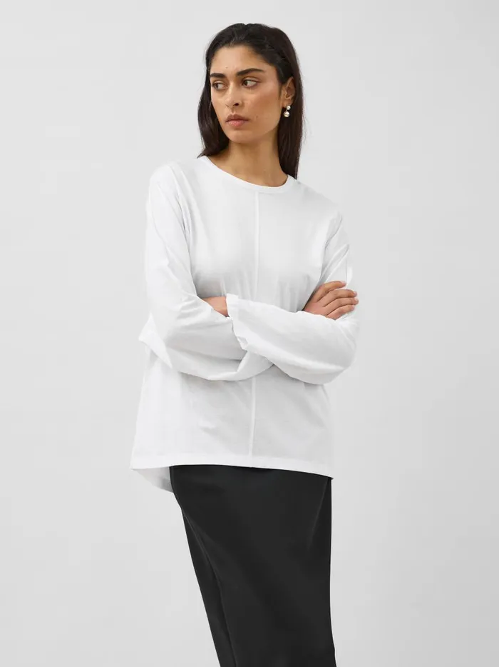 Women Una Long Sleeve Top Parchment The UNDONE Maternity