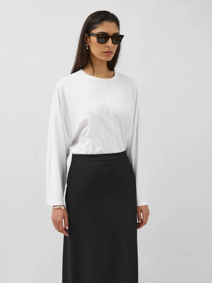 Women Una Long Sleeve Top Parchment The UNDONE Maternity
