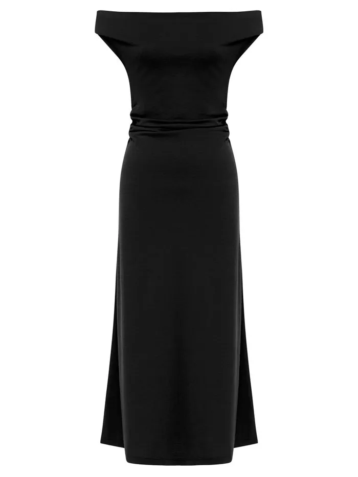 Women Vera Dress Black The UNDONE Maternity