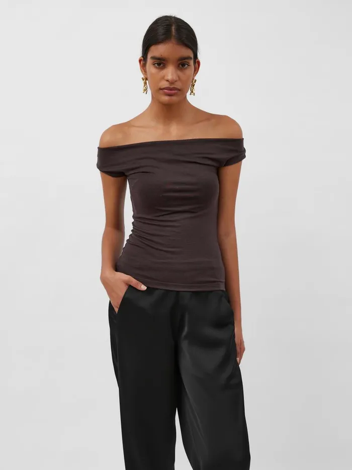 Women Vera Tee Espresso The UNDONE Tops