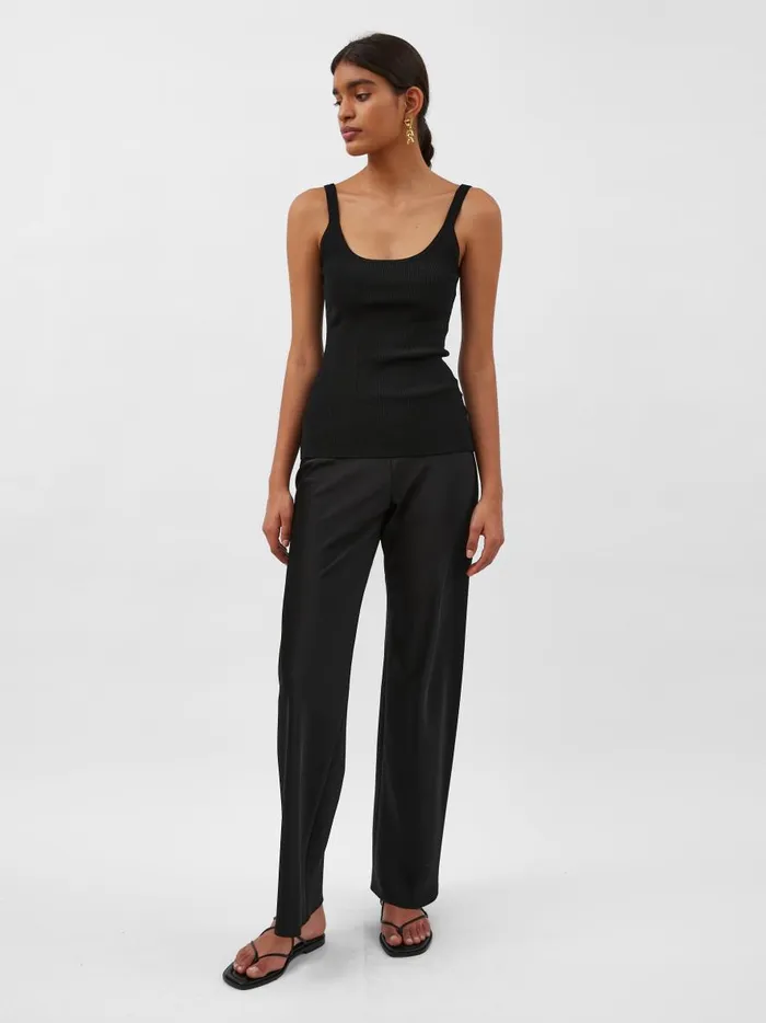 Women Verna Tank Black The UNDONE Tops