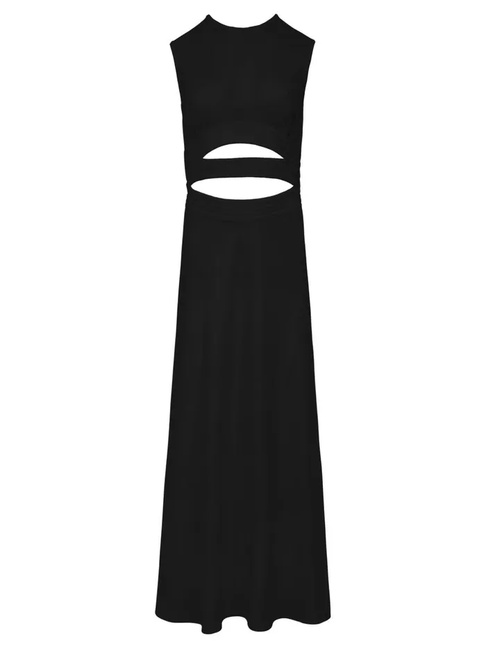 Women Verner Multi Corset Bind Dress Black The UNDONE Dresses