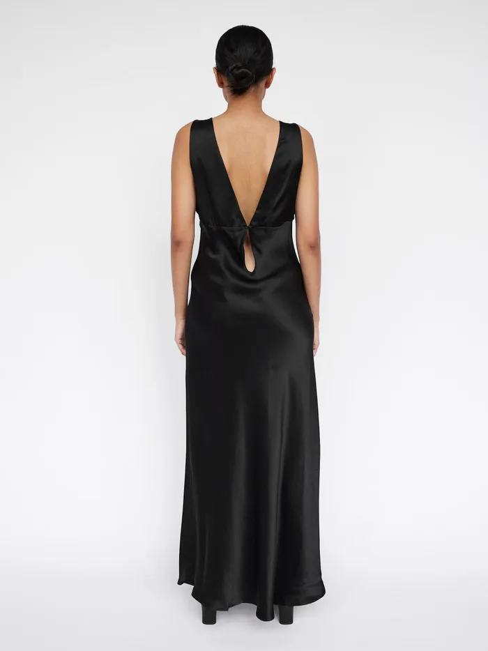 Women Vintage Maxi Black The UNDONE Dresses