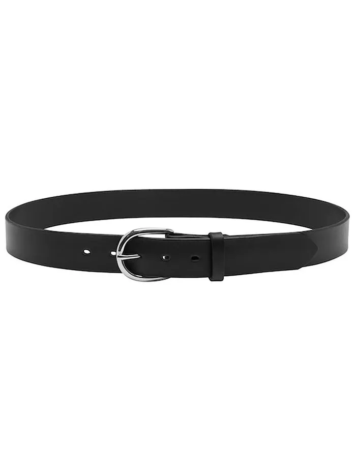 Women Wide Leather Belt Black And Silver The UNDONE Belts