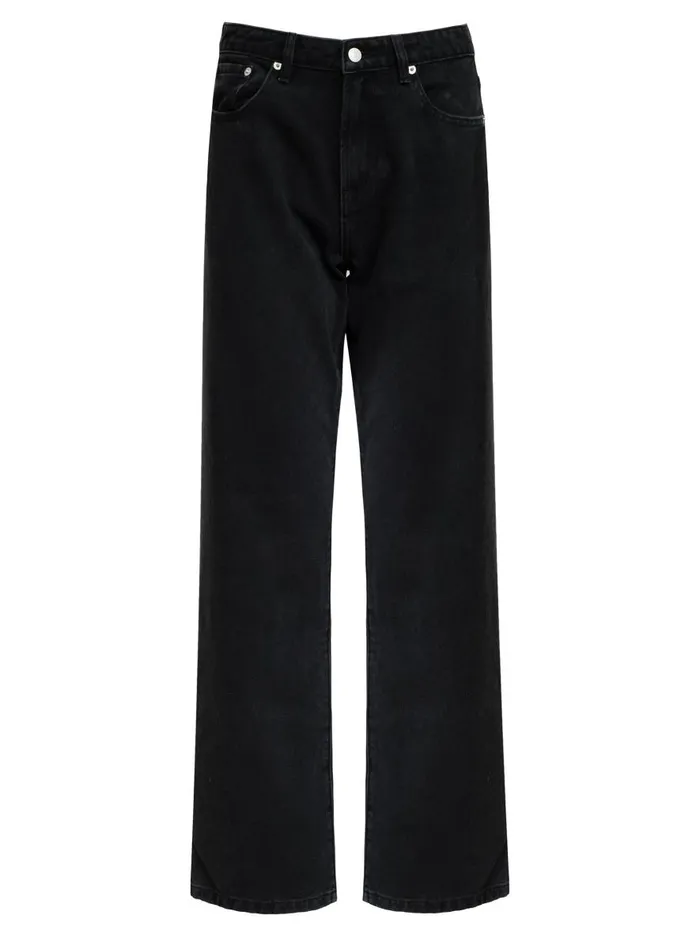 Women Wide Leg Jean Black The UNDONE Denim